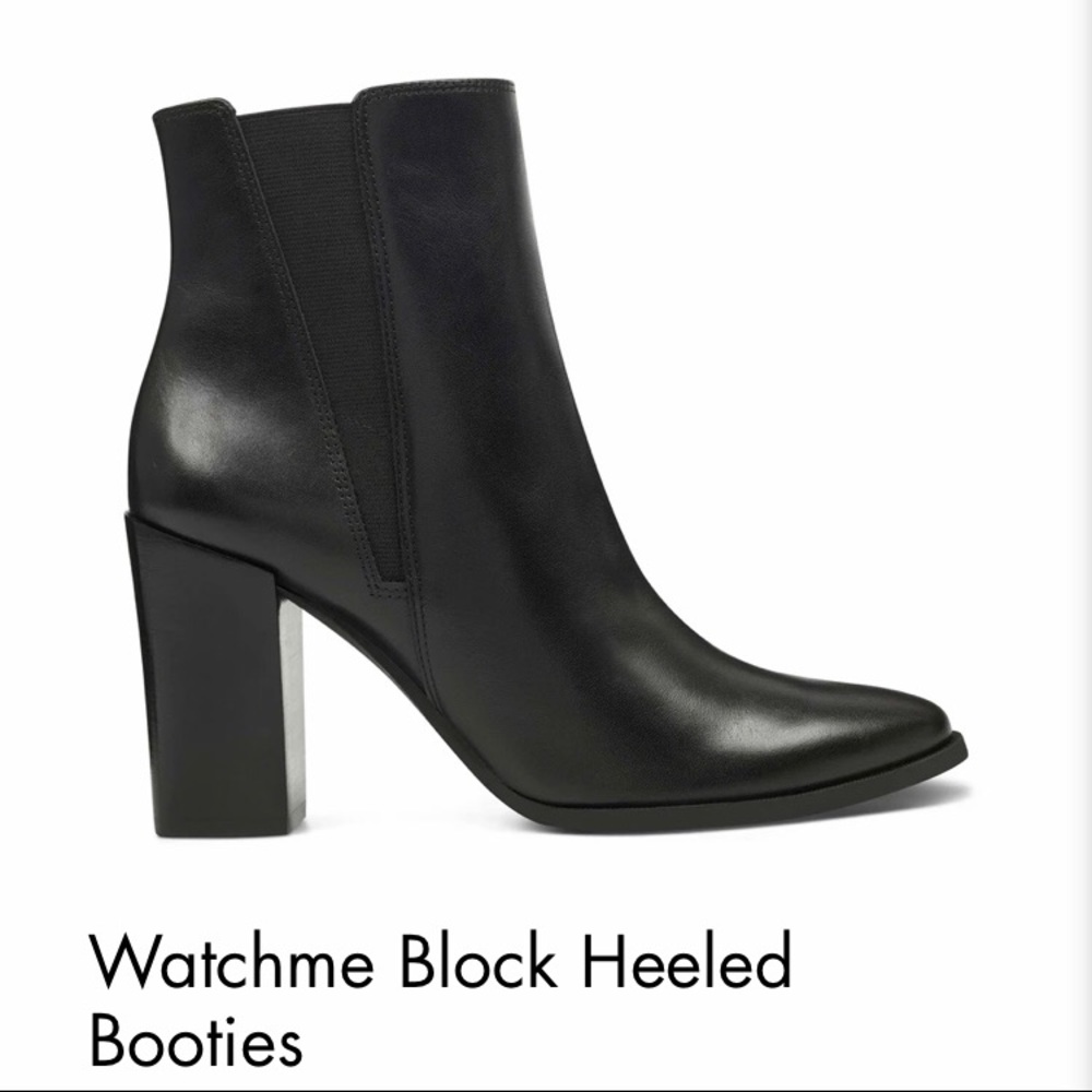 Watchme Block Heeled Booties